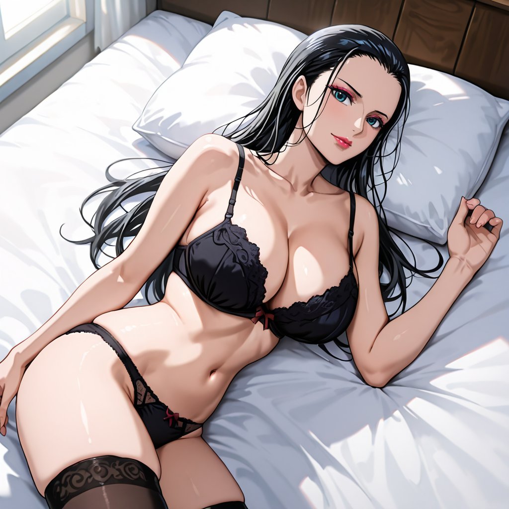 NicoRobin,  1girl,  large breasts by Hot Anime Girls on Tensor.Art