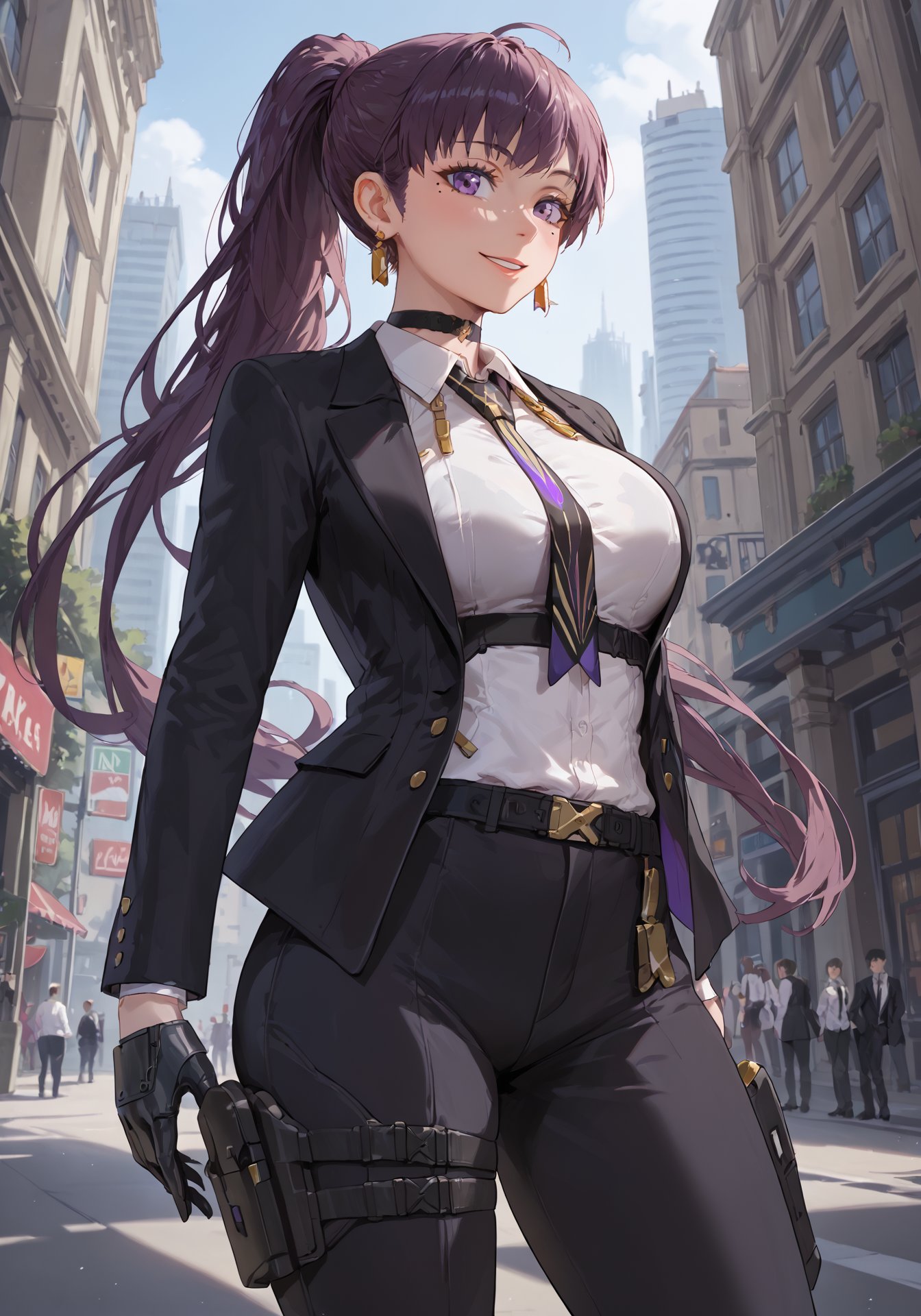 1girl,  nikkedollasuit,  black mechanical boots by Deactivated on Tensor.Art