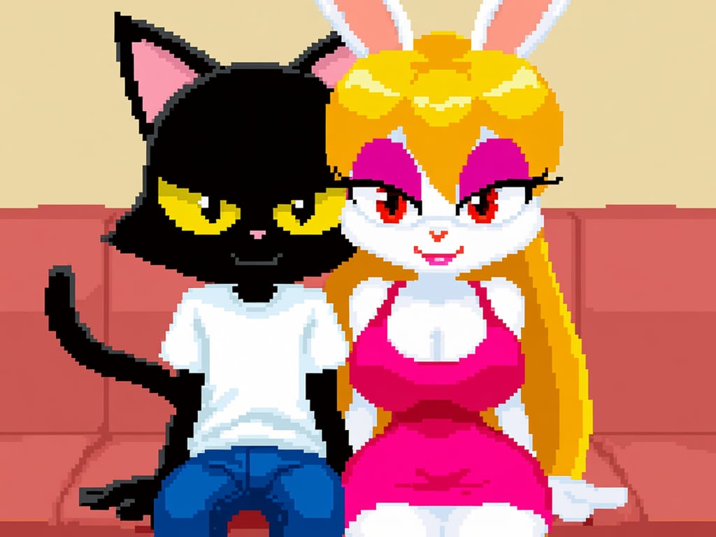 1girl,  1boy,  @pxlpd by FinisherStrike on Tensor.Art