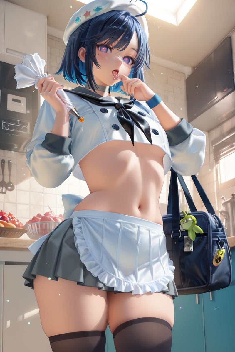 sakim1,  1girl,  dark blue hair by Ttan on Tensor.Art