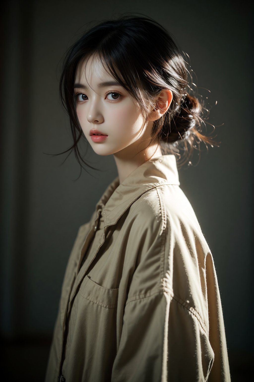 暗调电影感人像写真,  4K 超高清画质,  画面对焦锐利 by 天海TianHai on Tensor.Art