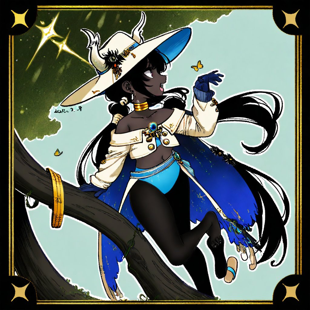 bard,  very long hair,  planted by miaomiao on Tensor.Art