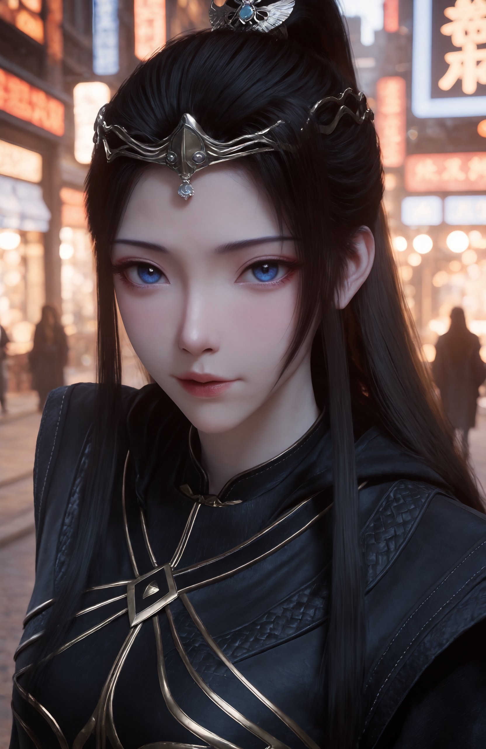 1girl,  long hair,  hair ornament by 天海TianHai on Tensor.Art