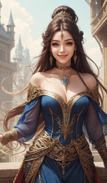 photo of a gorgeous female sorceress,  looking at camera,  D&D by Beone21 on Tensor.Art