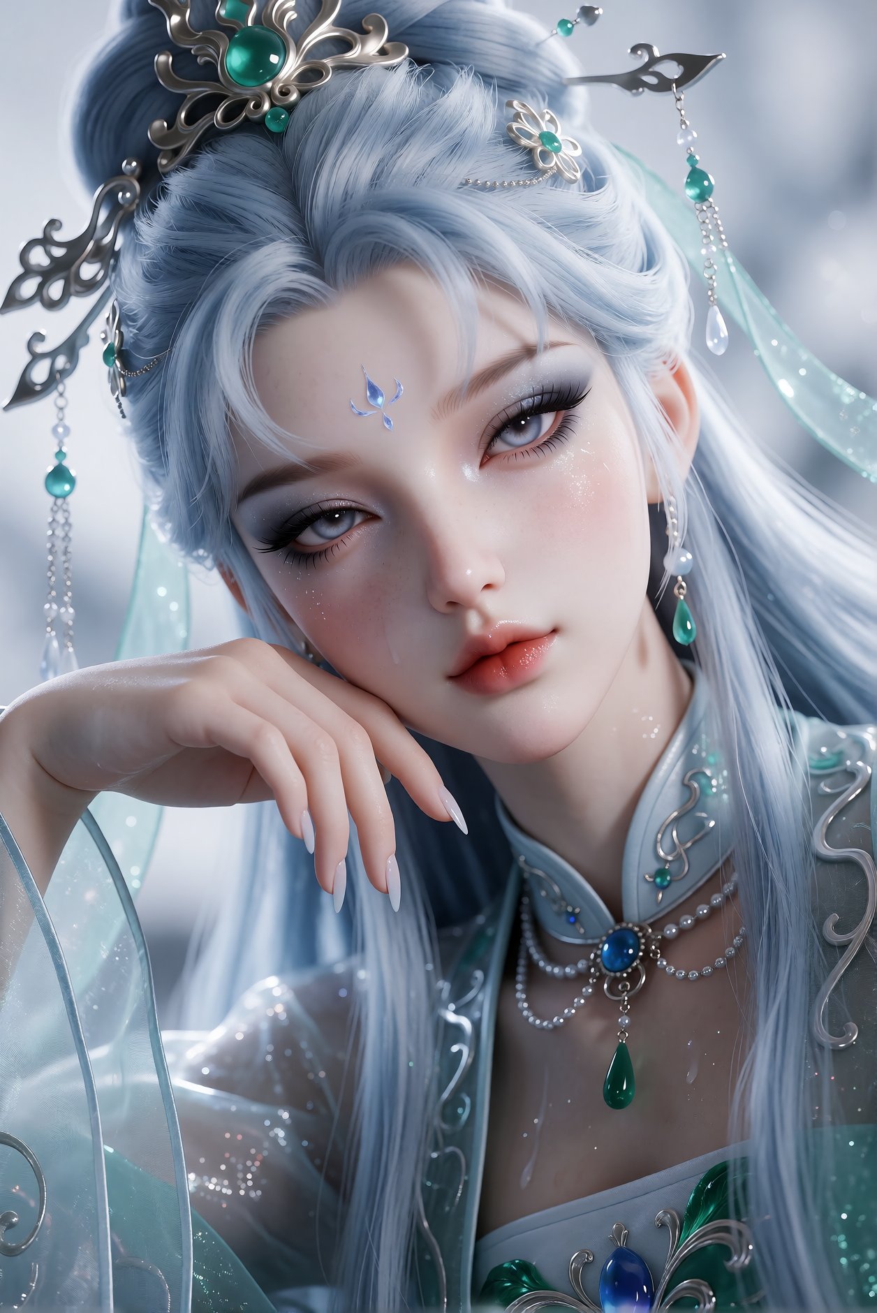 人物特写,  主体女子,  古风 by 天海TianHai on Tensor.Art