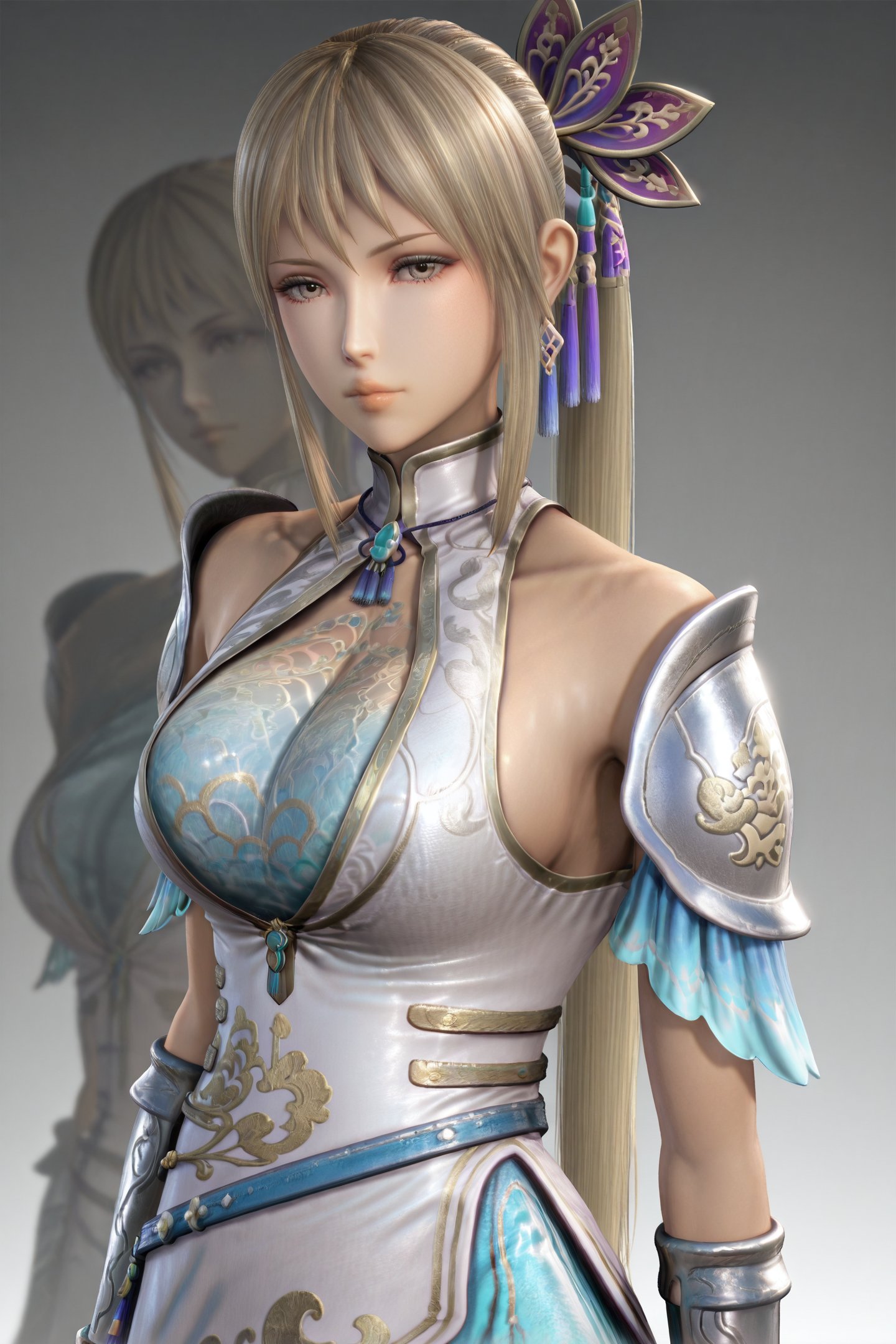 Dynasty Warriors Game CG Style,  wangyuanji,  1girl by flyx3 on Tensor.Art