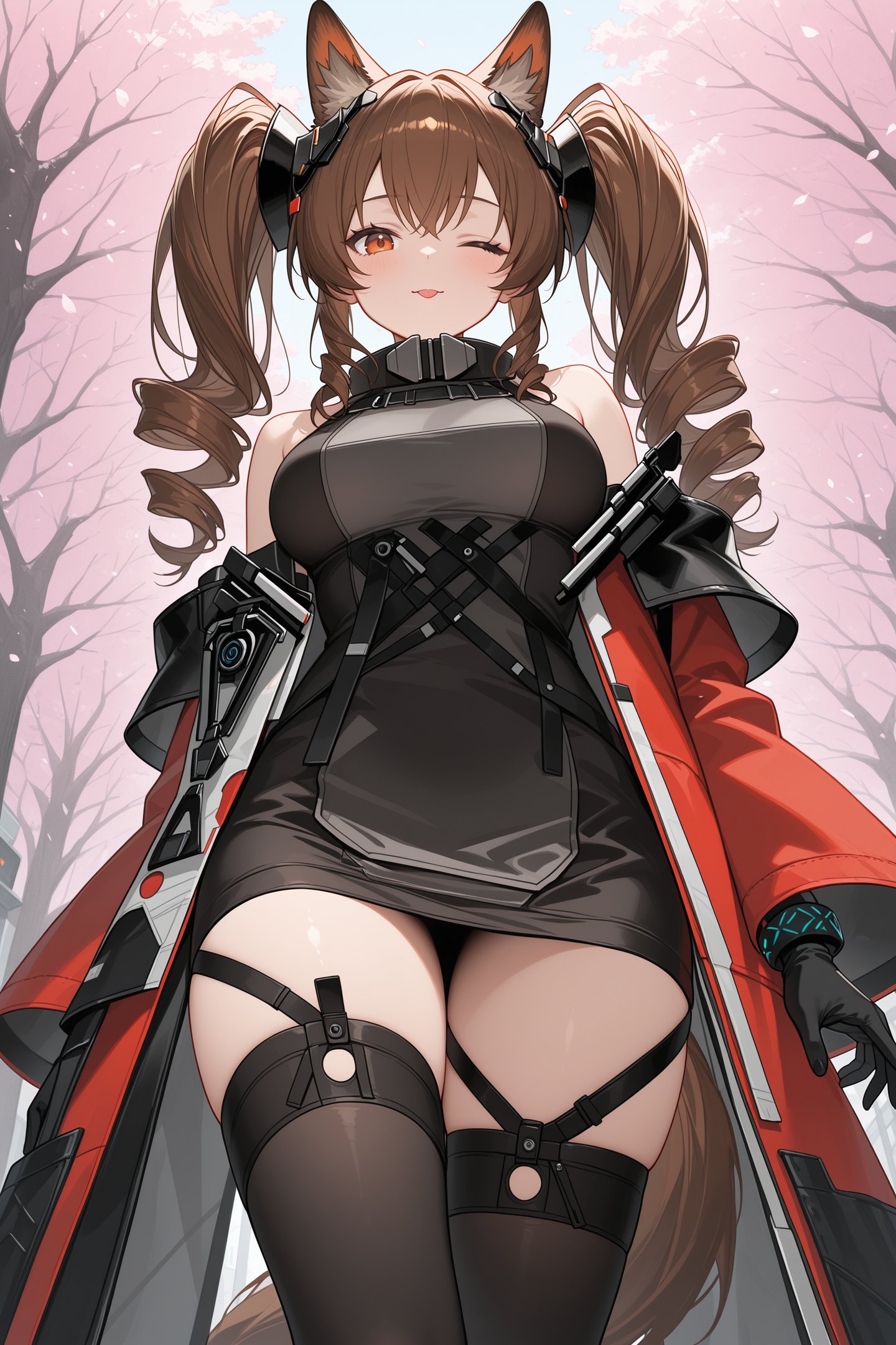 gilberta \(arknights\),  fox ears,  fox tail by reprinter on Tensor.Art