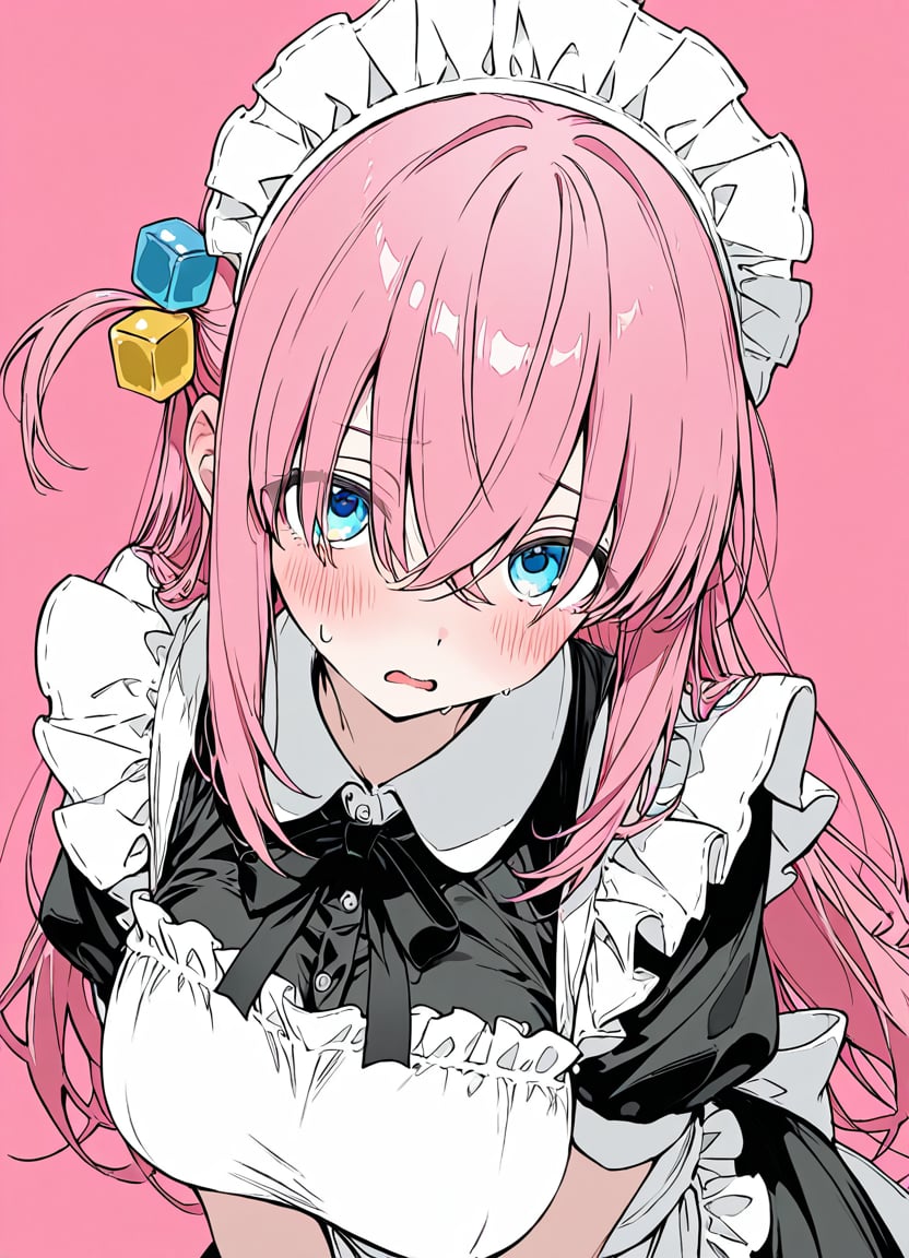 1girl,  gotou hitori,  pink hair by Rin_x0 on Tensor.Art