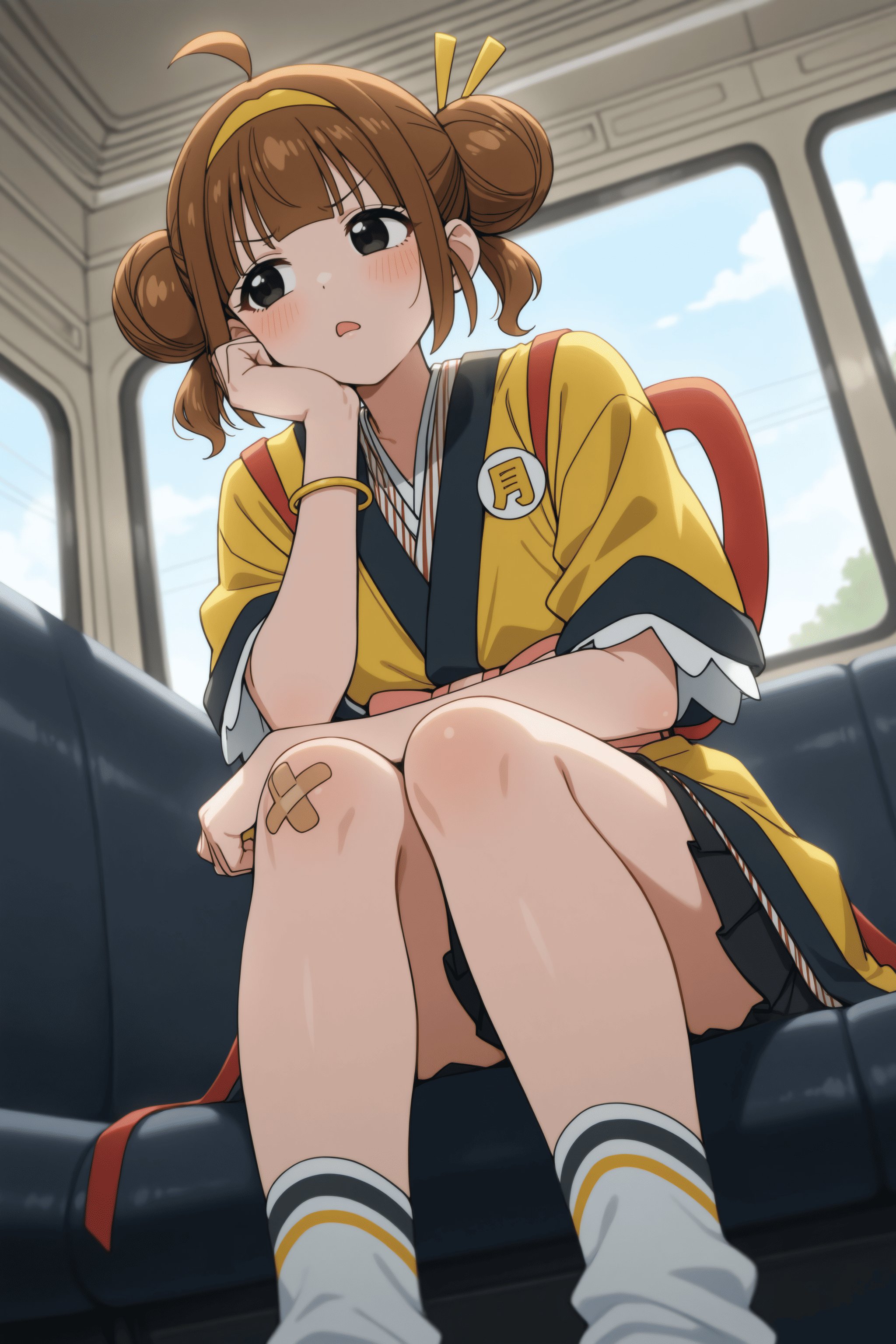 1girl,  imadake tsukimi tabemi,  brown hair by Ttan on Tensor.Art