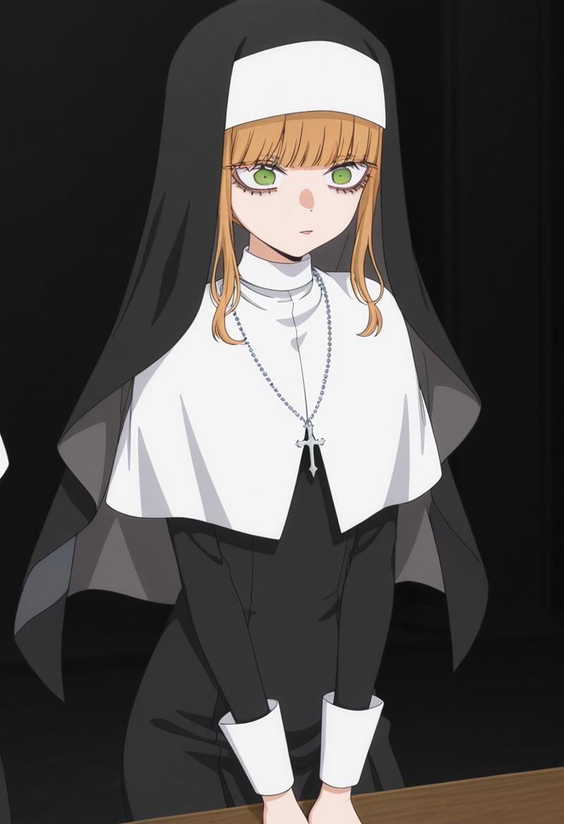 Claire_Coffin,  blonde hair,  green eyes by Ttan on Tensor.Art