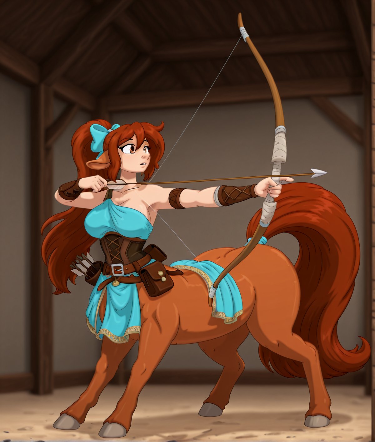 RunningToaster_23-26_Style,  1girl,  centaur by HaZE on Tensor.Art