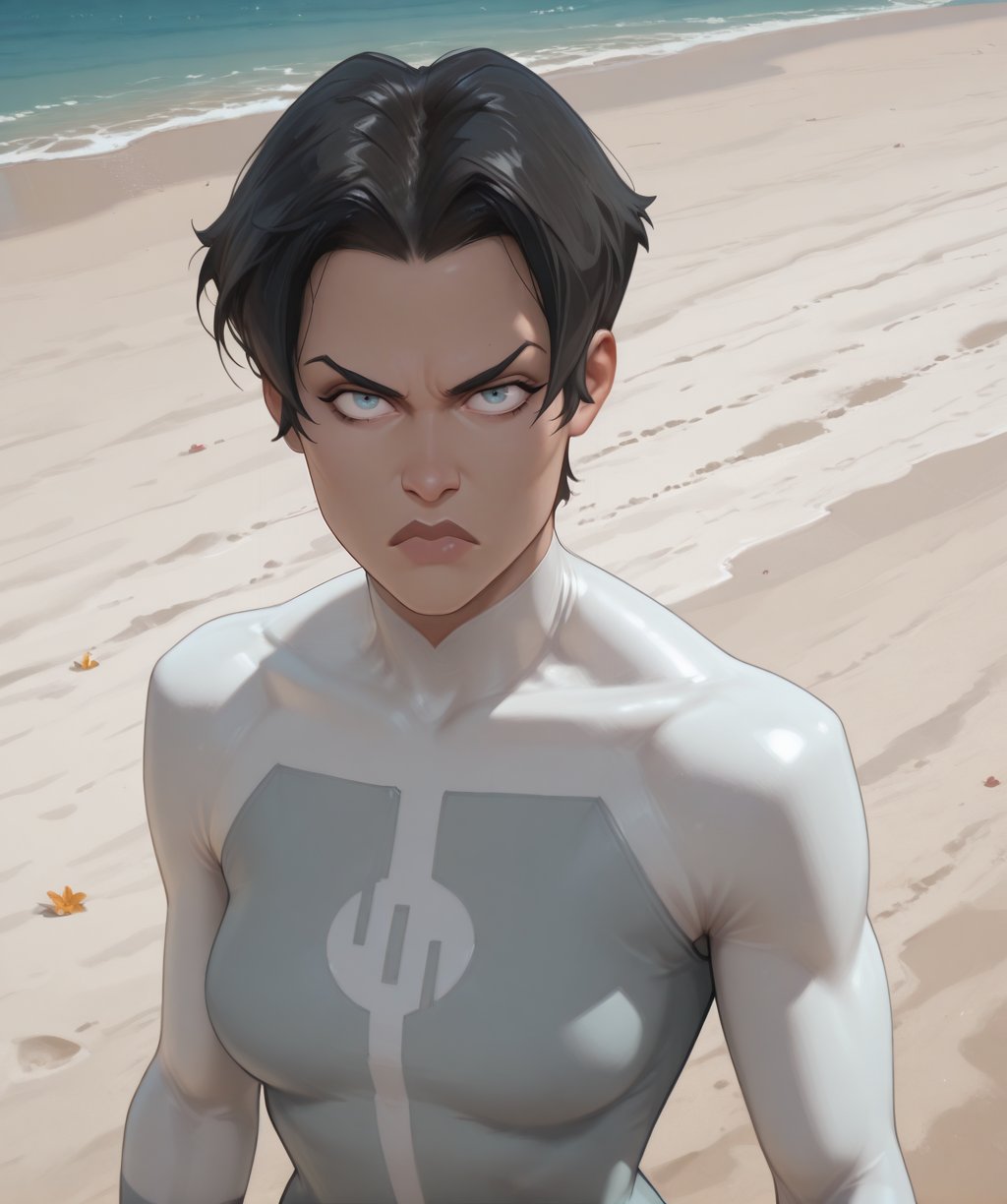 anissaxl,  black hair,  blue eyes by lambl on Tensor.Art