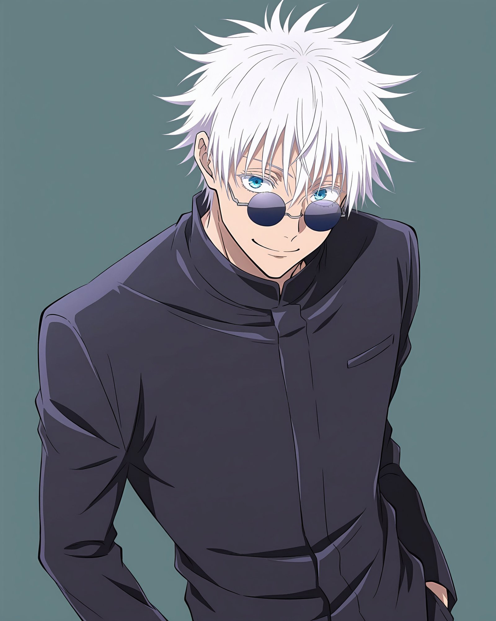 satoru_gojo,  solo,  1boy by Min on Tensor.Art