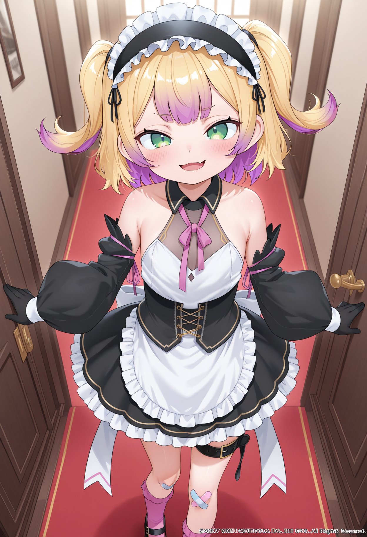 wakarase_choro,  blonde hair,  multicolored hair by user_874754251056777575 on Tensor.Art