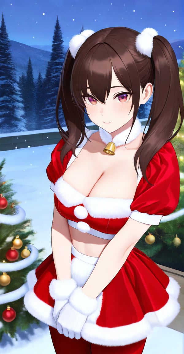 xg1,  fur-trimmed skirt,  santa hat by reprinter on Tensor.Art