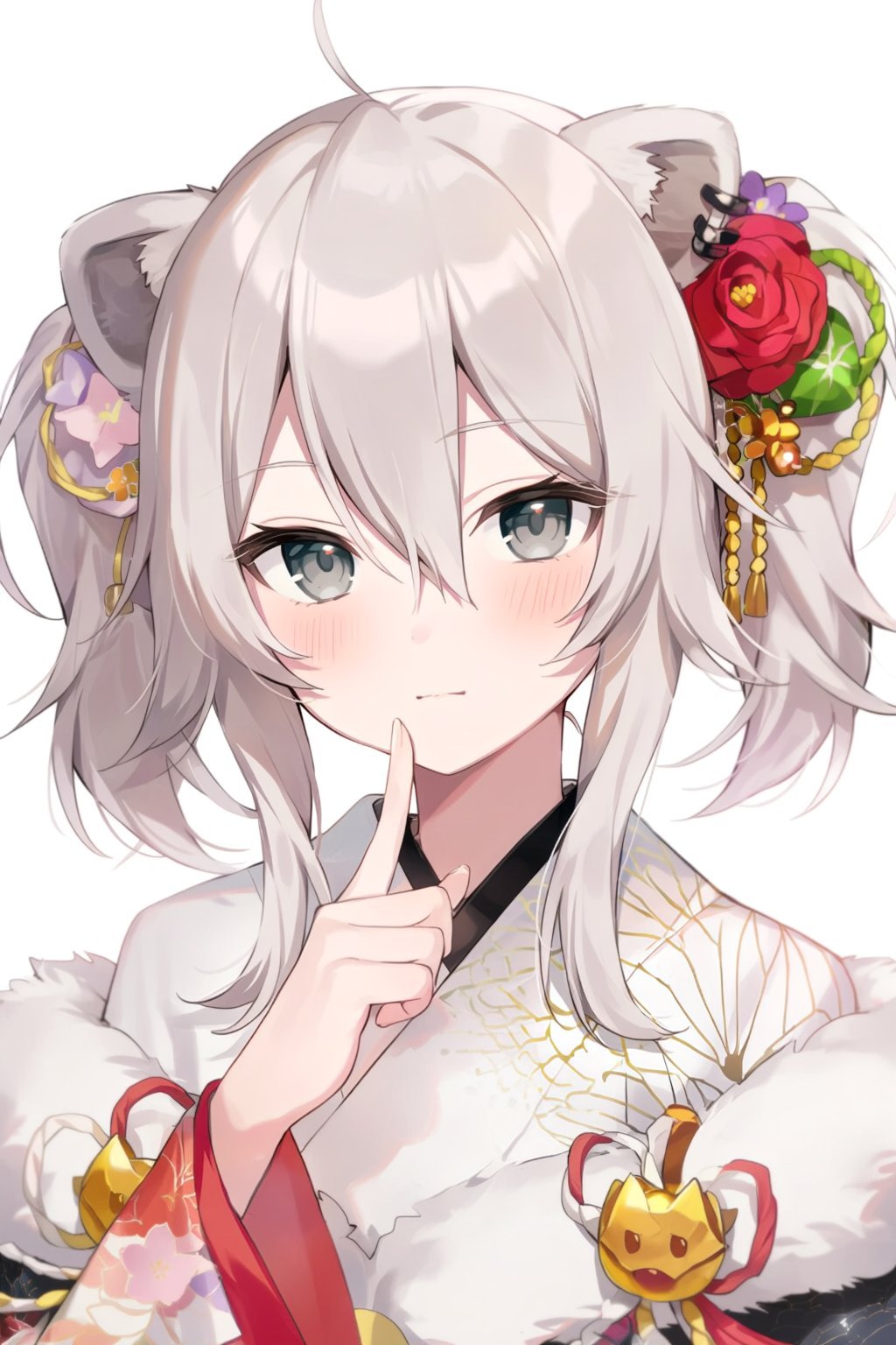 shishiro botan,  1girl,  solo by 天TIN on Tensor.Art