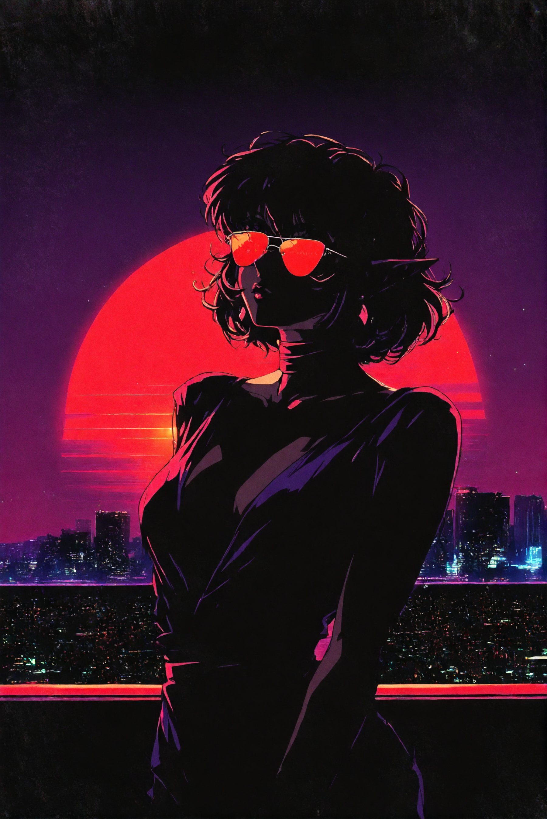 neon_noir_synthwave,  retro,  retro artstyle by onlysharma0852 on Tensor.Art