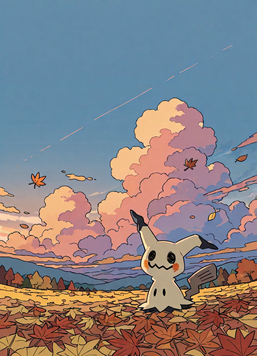 no humans,  pokemon (creature),  leaf by Rin_x0 on Tensor.Art