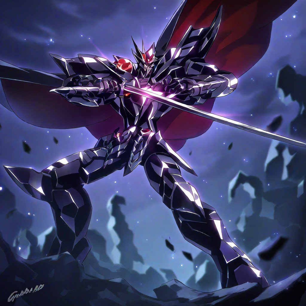 1boy,  mecha,  robotic knight by Wizardludas on Tensor.Art