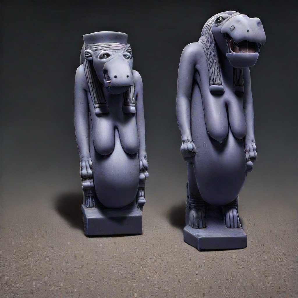 Statue,  taweret,  realistic by Invisidude on Tensor.Art