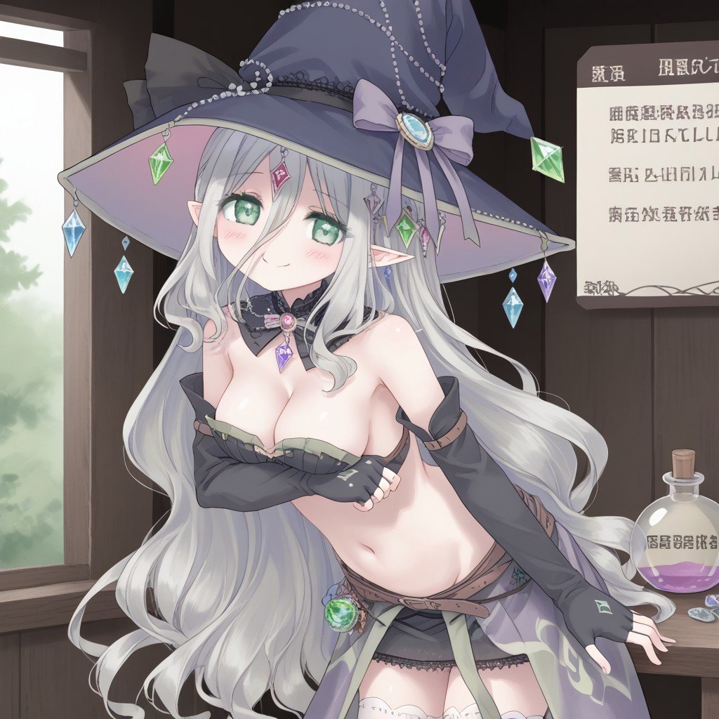 1girl,  Laevigata_Cornehl,  pointy ears by Mandatarius_403 on Tensor.Art
