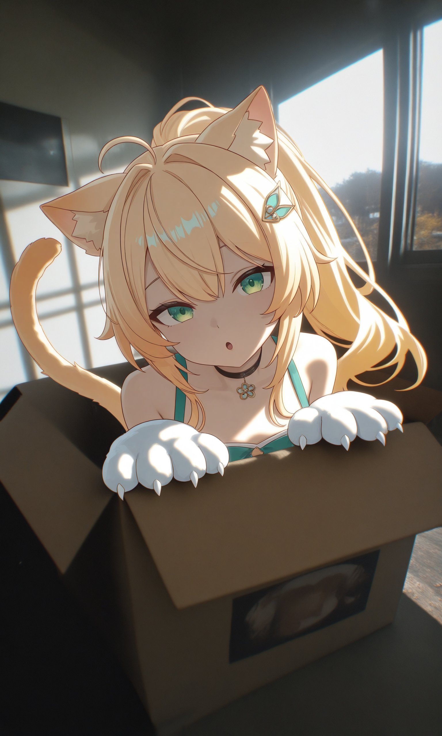 in box,  1girl,  in container by Sephiroth on Tensor.Art
