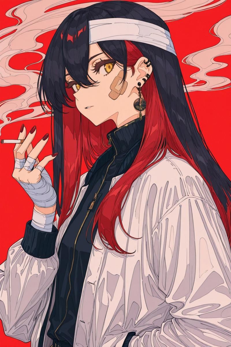 solo,  1girl,  bandages by Ttan on Tensor.Art