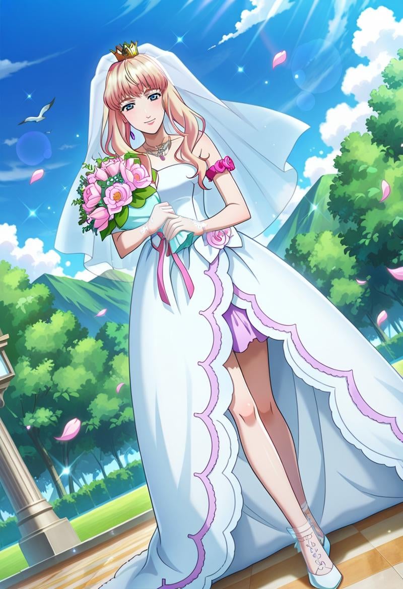 clouds,  outdoor,  floating petals by Ttan on Tensor.Art