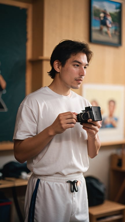 Steve Jobs painting, sports photography, leica summicron 35mm f2.0, Kodak Portra 400