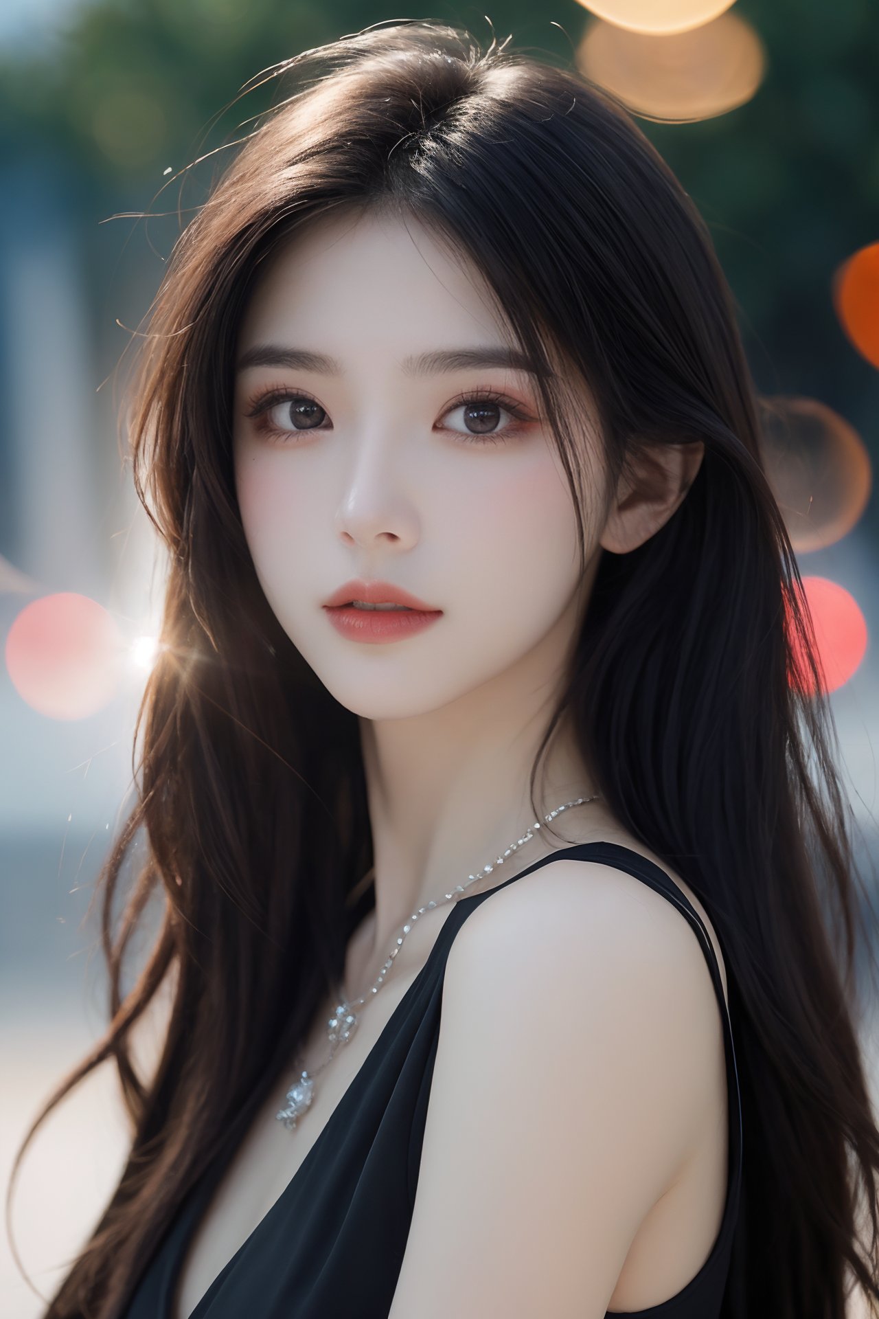 1girl,  black hair,  blurry by 智绘ai on Tensor.Art