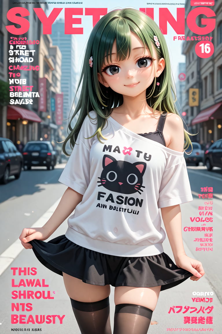 magazine cover,  masterpiece,  best quality by ねね on Tensor.Art