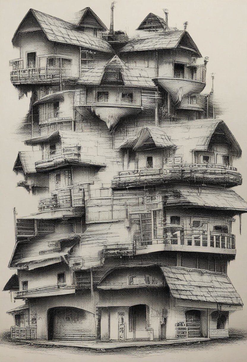 Tiny buildings by user_715364143867288035 on Tensor.Art