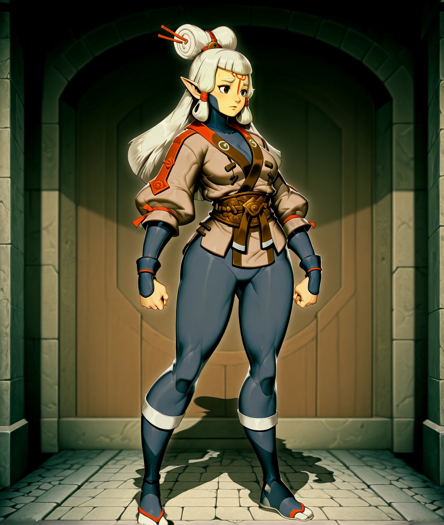 Genzoman_Style,  1girl,  fullbody by HaZE on Tensor.Art
