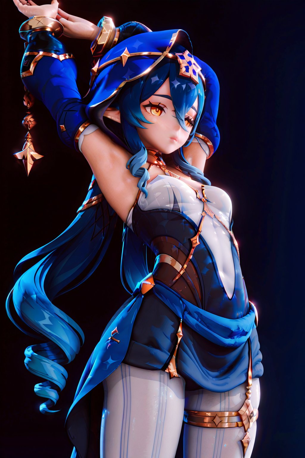 1girl,  solo,  layla \(genshin impact\) by amuzakdrol on Tensor.Art