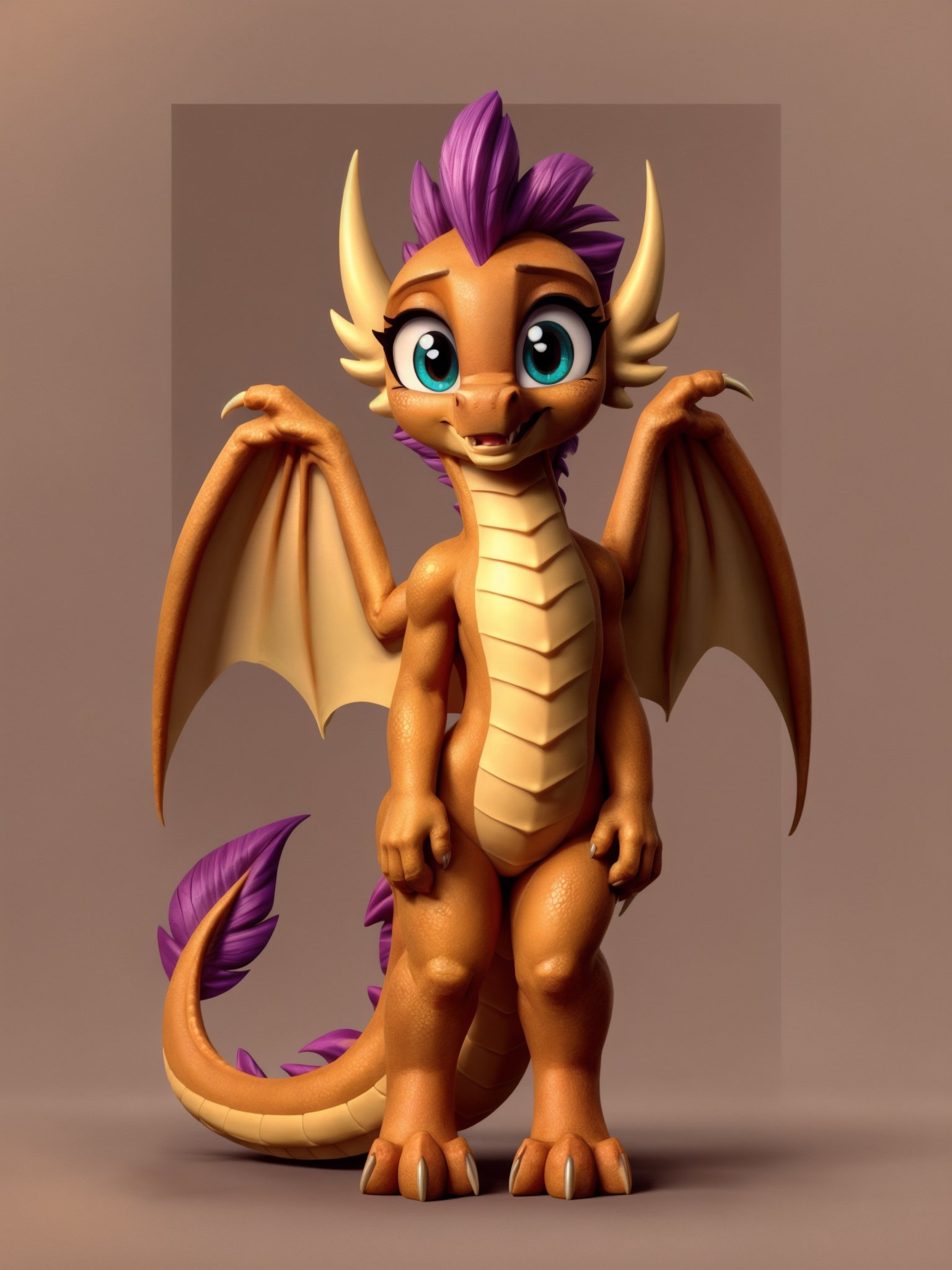 <lora:Smolder_MLP:0.9> Smolder_MLP, female, dragon, adorable, two_wings