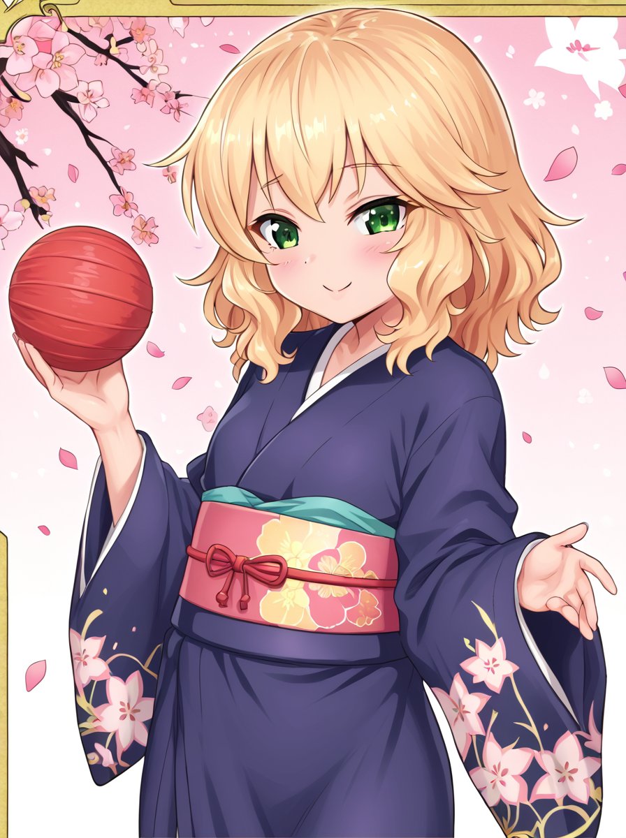 detailed background, shiny skin,<lora:momoka.pony:1.0>,momoka,kimono, paper ball, 