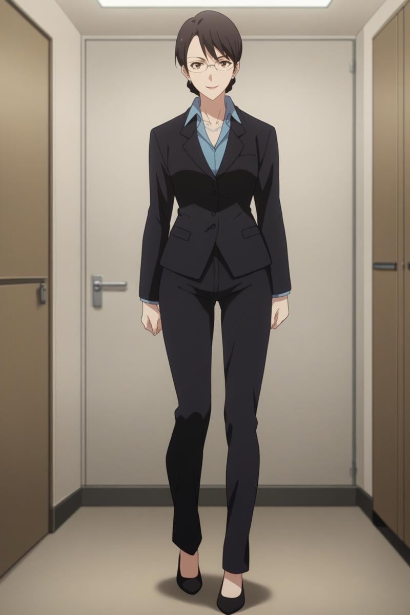 aki kikuchihara,  black hair,  short hair by Ttan on Tensor.Art