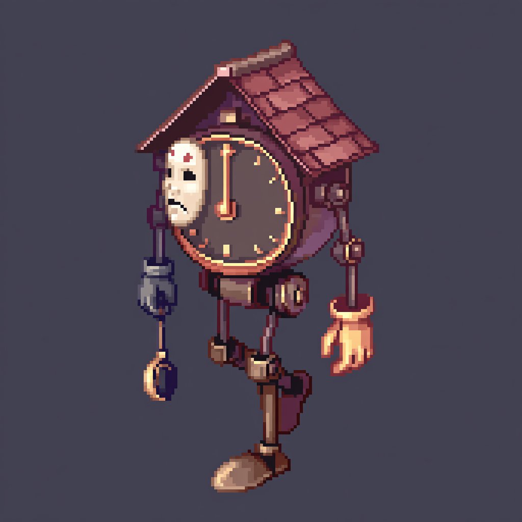 ragnarok_online_monster,  pixelart,  pale blue background by Alex on Tensor.Art