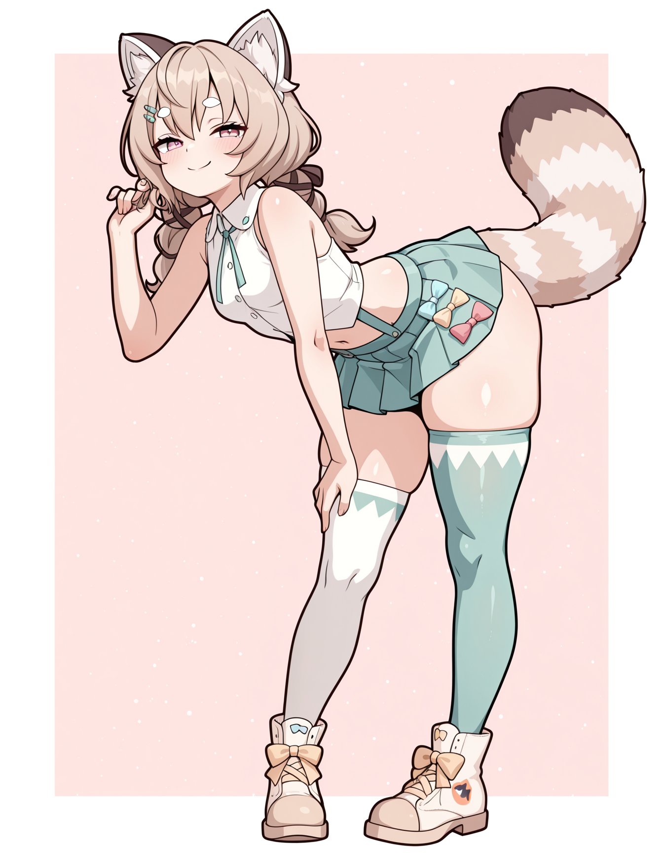 full body,  dynamic pose,  hand on thigh by reprinter on Tensor.Art