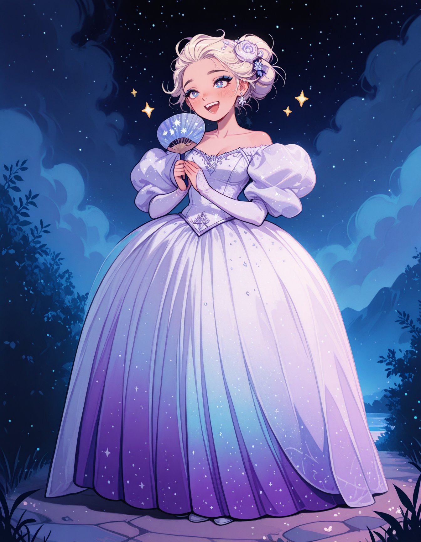 1girl,  solo,  elsa by miaomiao on Tensor.Art