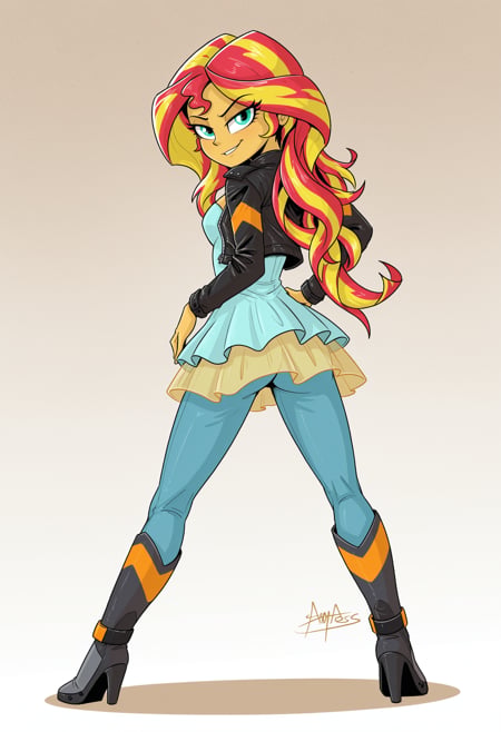 masterpiece,  best quality,  sunset shimmer by CliffJumper on Tensor.Art