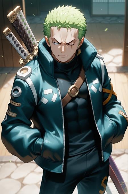 masterpiece,  best quality,  zoro_egghead by user_680967095118289292 on Tensor.Art