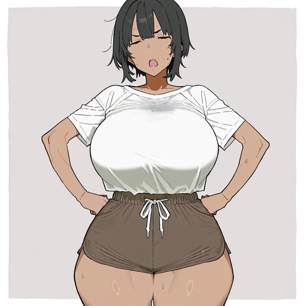 1girl,  solo,  light brown skin by user_804792252097599277 on Tensor.Art