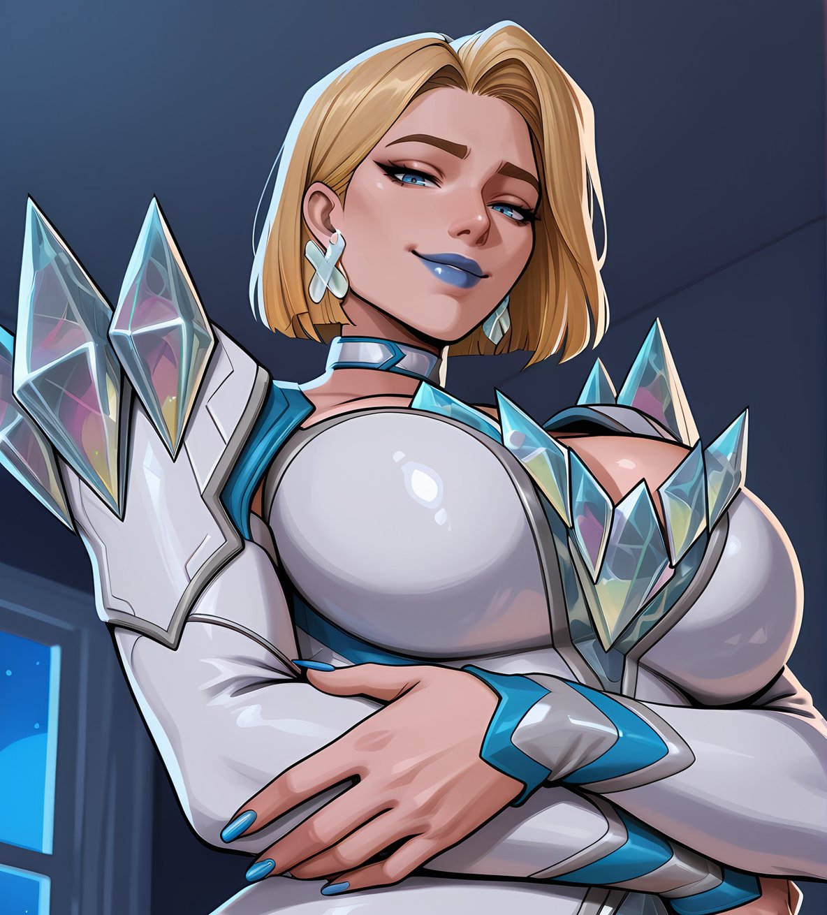 1girl,  solo,  mature female by MammothMk2 on Tensor.Art