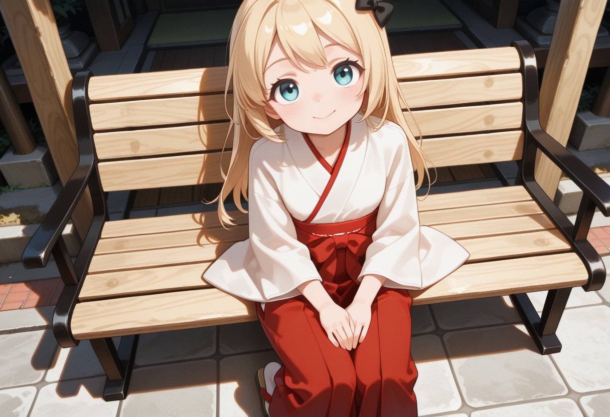 1girl,  solo,  shrine maiden by Min on Tensor.Art