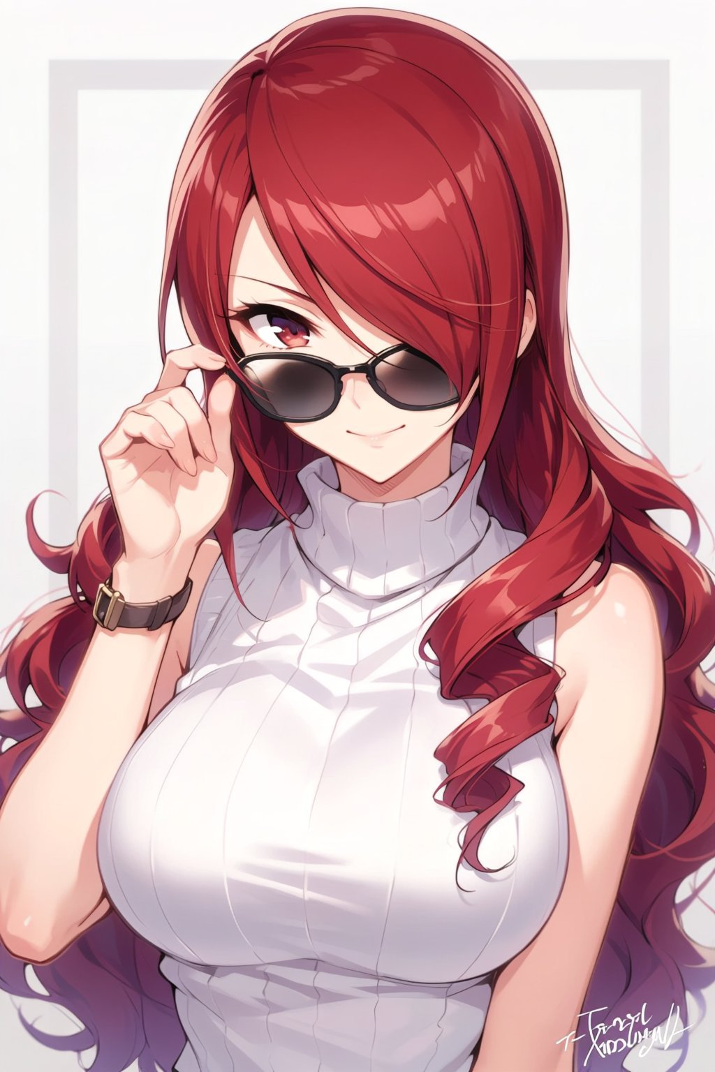 kirijou mitsuru,  1girl,  breasts by 天TIN on Tensor.Art