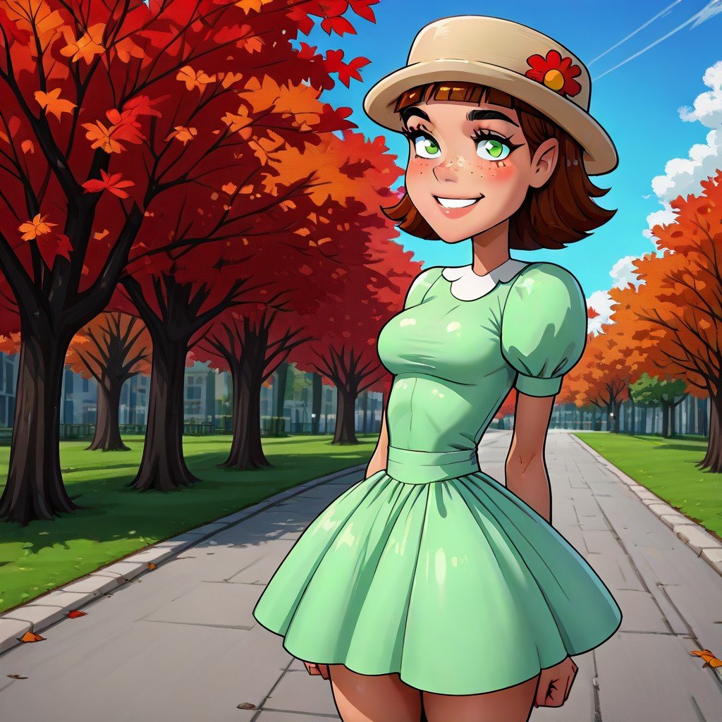 shor hair,  brown hair,  hat by Ahegao_ Nsfw  on Tensor.Art