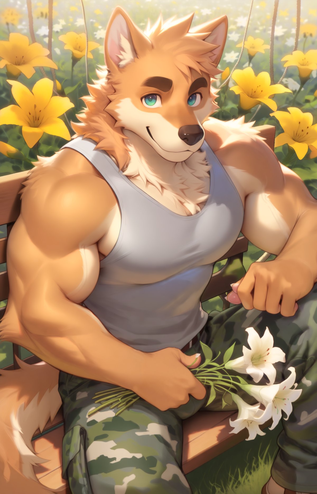 furry,  male focus,  bara by miaomiao on Tensor.Art
