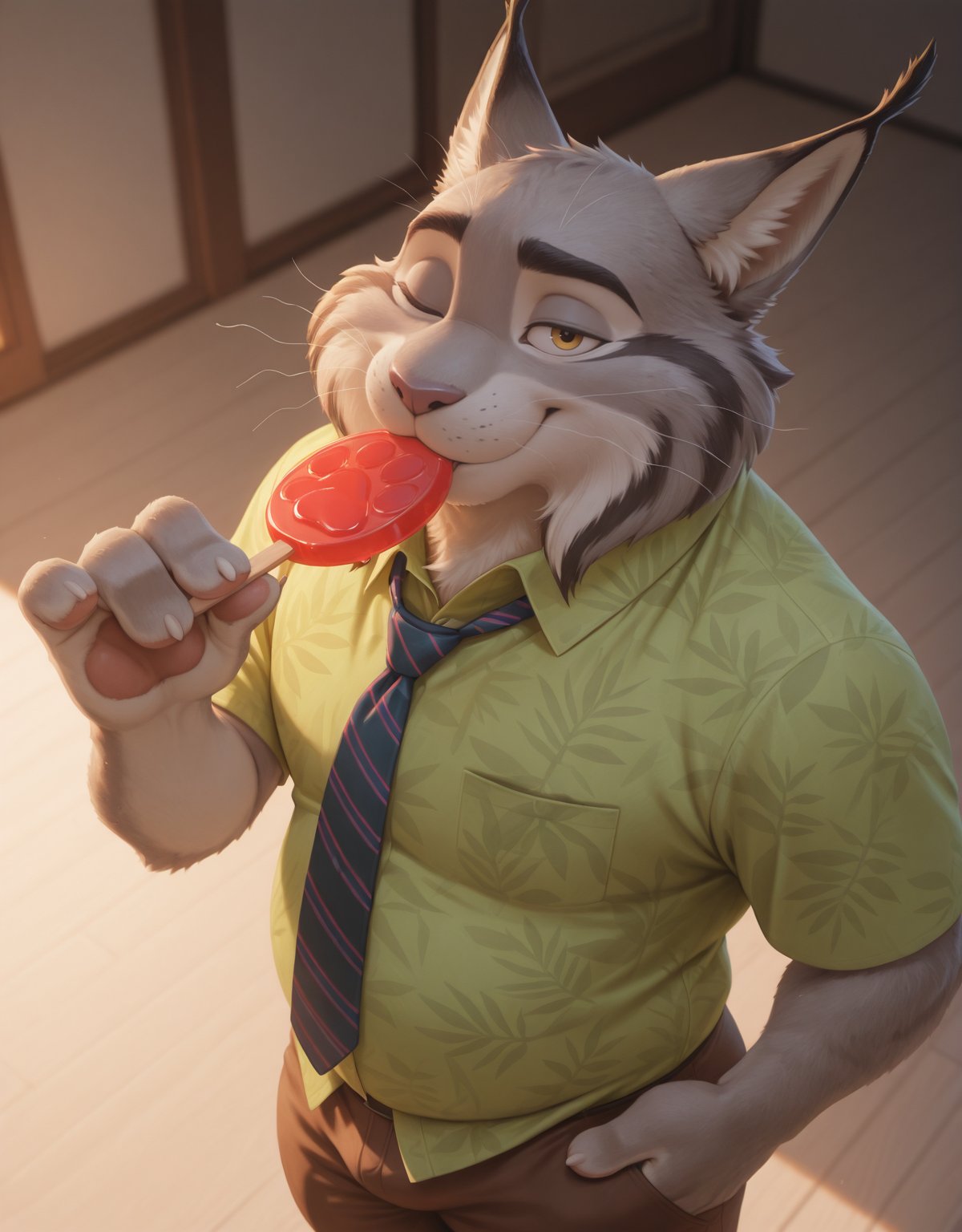 pawbert lynxley,  1boy,  solo by LingRedCloud 凌·赤云 on Tensor.Art