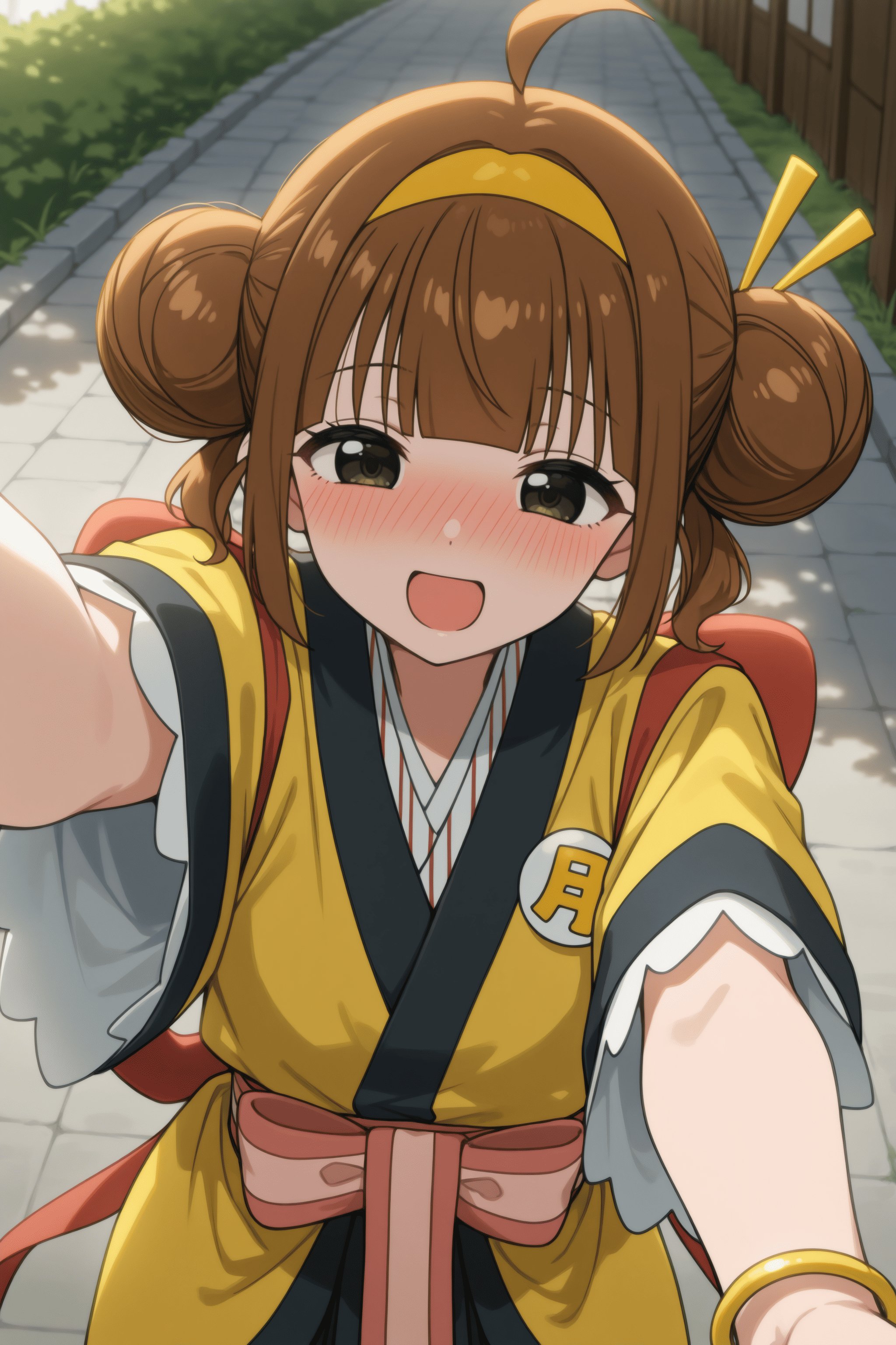 1girl,  imadake tsukimi tabemi,  brown hair by Ttan on Tensor.Art